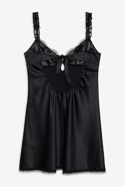 Love Garden Slip Dress - Black | For Love and Lemons