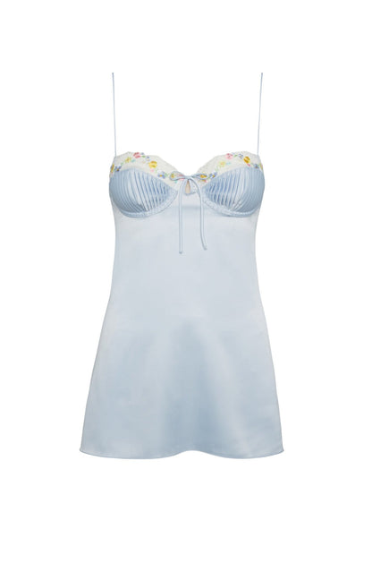 Paloma Slip Dress - Baby Blue | For Love and Lemons