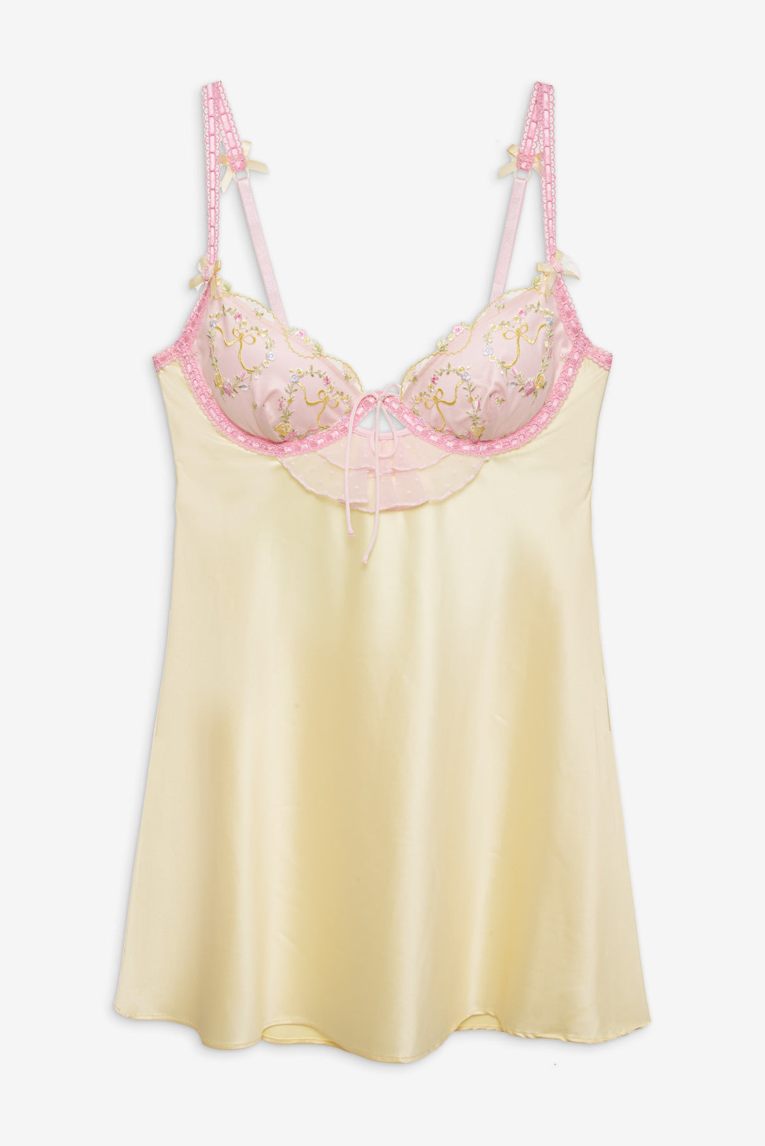 Sunny Bouquet Slip Dress - Multi Yellow | For Love and Lemons