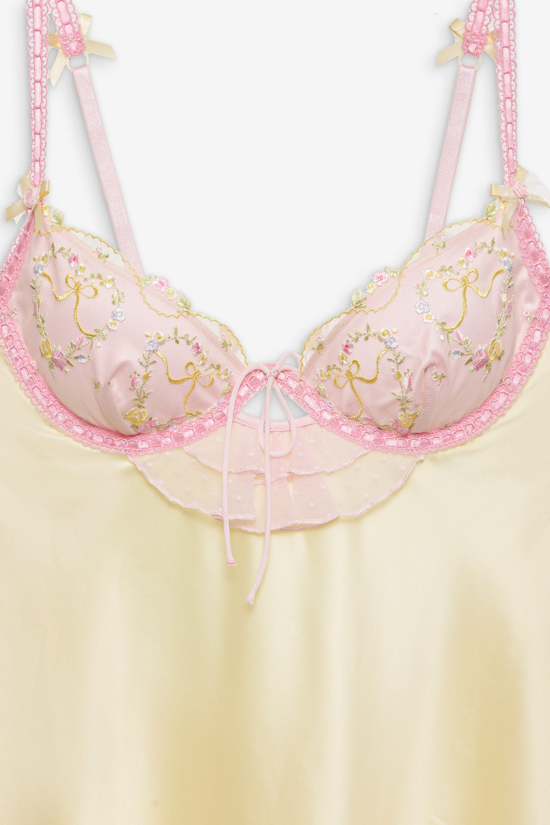 Sunny Bouquet Slip Dress - Multi Yellow | For Love and Lemons
