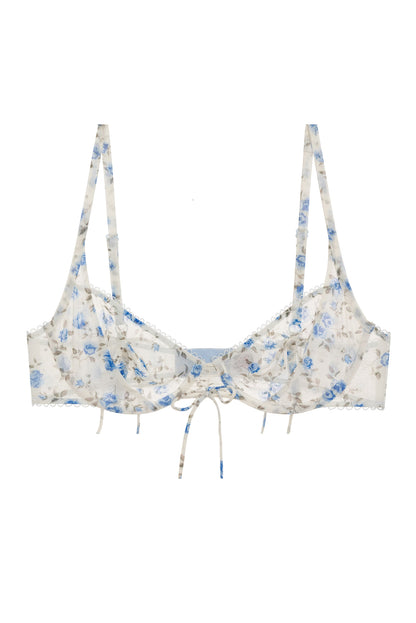 Lottie Underwire Bra - White | For Love and Lemons