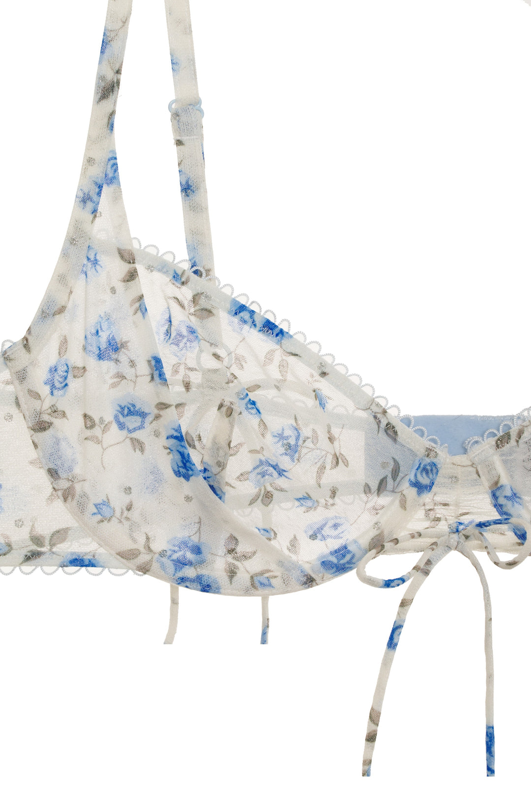 Lottie Underwire Bra - White | For Love and Lemons