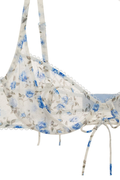 Lottie Underwire Bra - White | For Love and Lemons