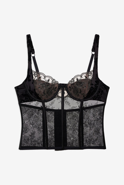 Sonia Bustier - Black | For Love and Lemons