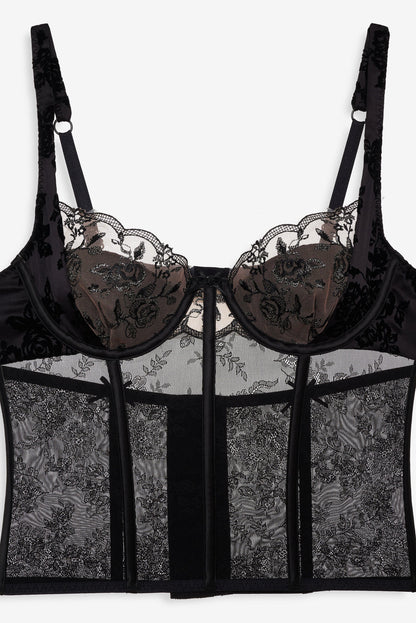 Sonia Bustier - Black | For Love and Lemons
