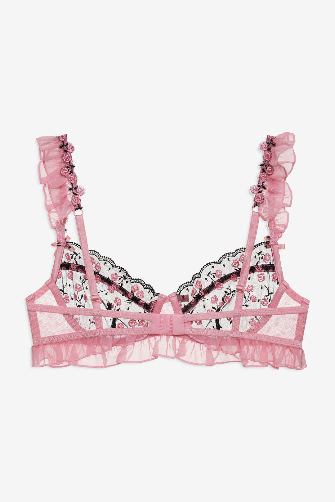 Rose Cluster Underwire Bra - Pink | For Love and Lemons