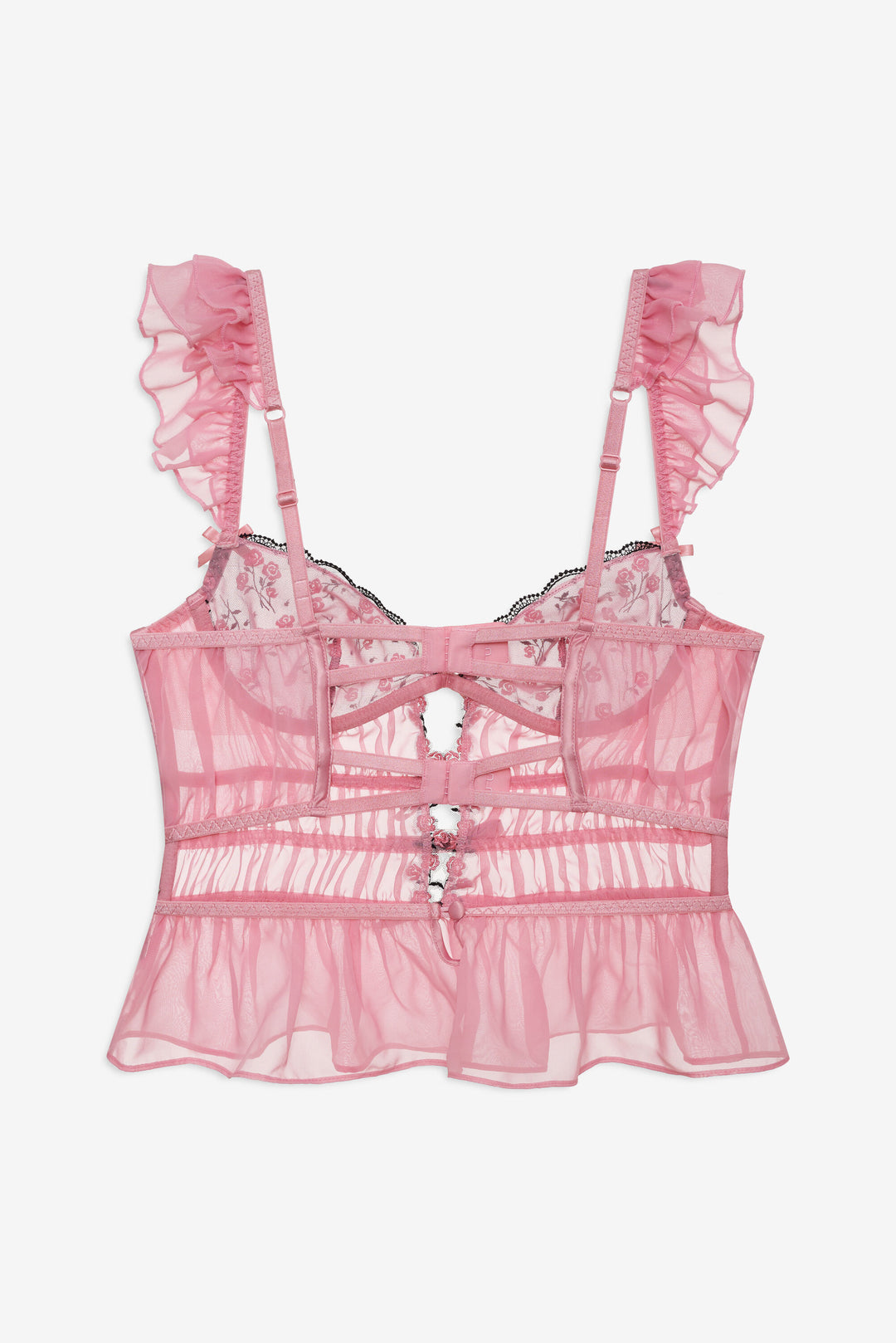 Rose Cluster Bustier - Pink | For Love and Lemons