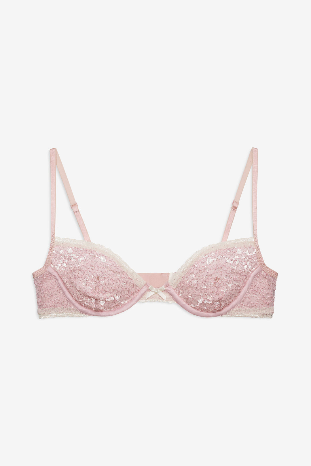 Pamela Stretch Lace Underwire Bra - Pink | For Love and Lemons