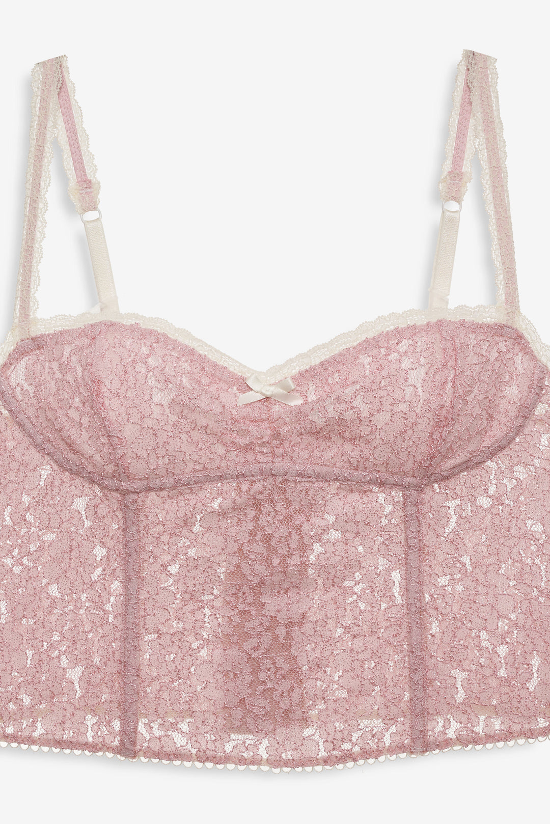 Pamela Stretch Bustier - Pink | For Love and Lemons