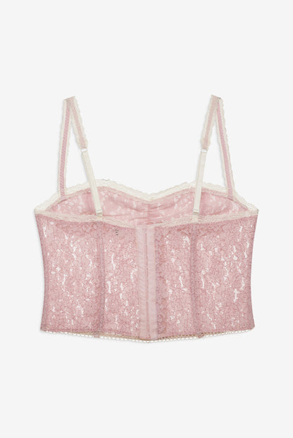 Pamela Stretch Bustier - Pink | For Love and Lemons
