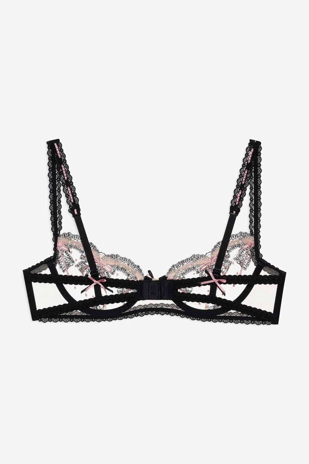 Love Letters Underwire Bra - Black | For Love and Lemons