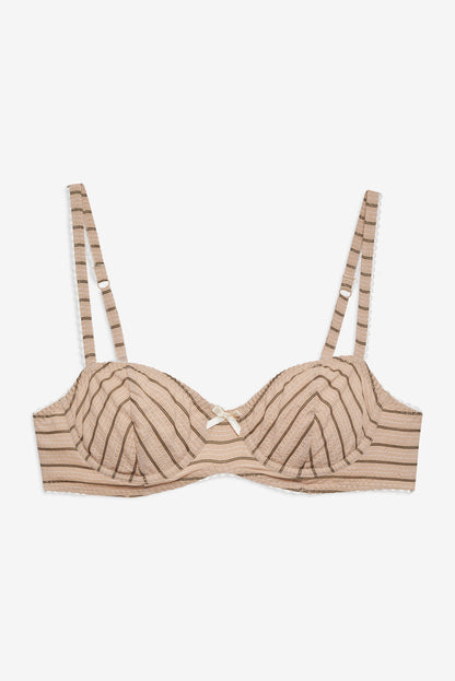 Mindy Underwire Bra - Brown | For Love and Lemons