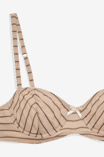 Mindy Underwire Bra - Brown | For Love and Lemons