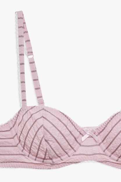 Mindy Underwire Bra - Pink | For Love and Lemons