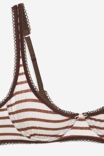 Bella Underwire Bra - Brown | For Love and Lemons