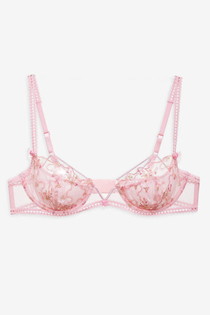 Dainty Daphne Underwire Bra - Pink | For Love and Lemons