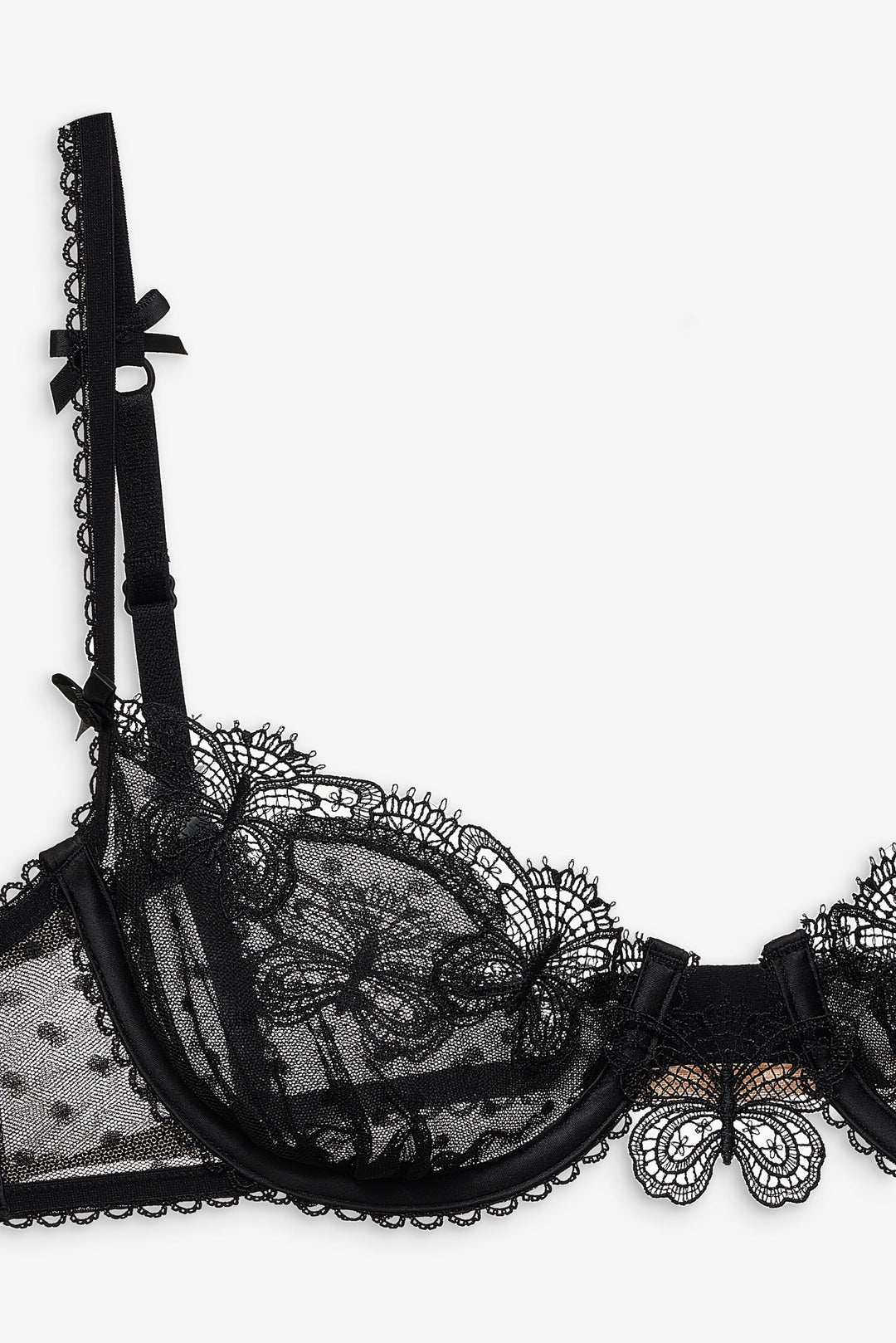 Papillon Underwire Bra - Black | For Love and Lemons