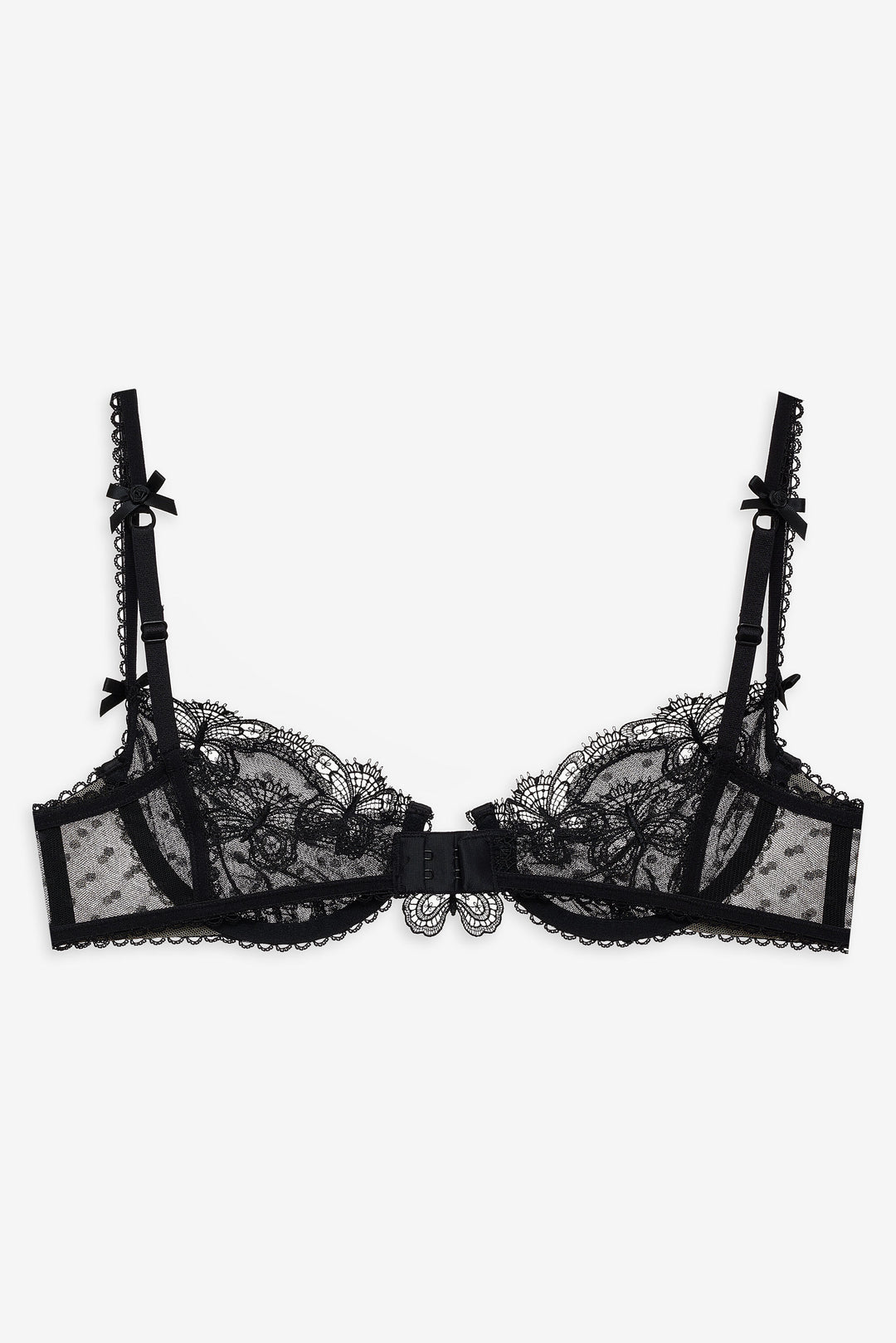 Papillon Underwire Bra - Black | For Love and Lemons