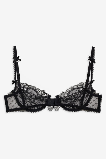 Papillon Underwire Bra - Black | For Love and Lemons