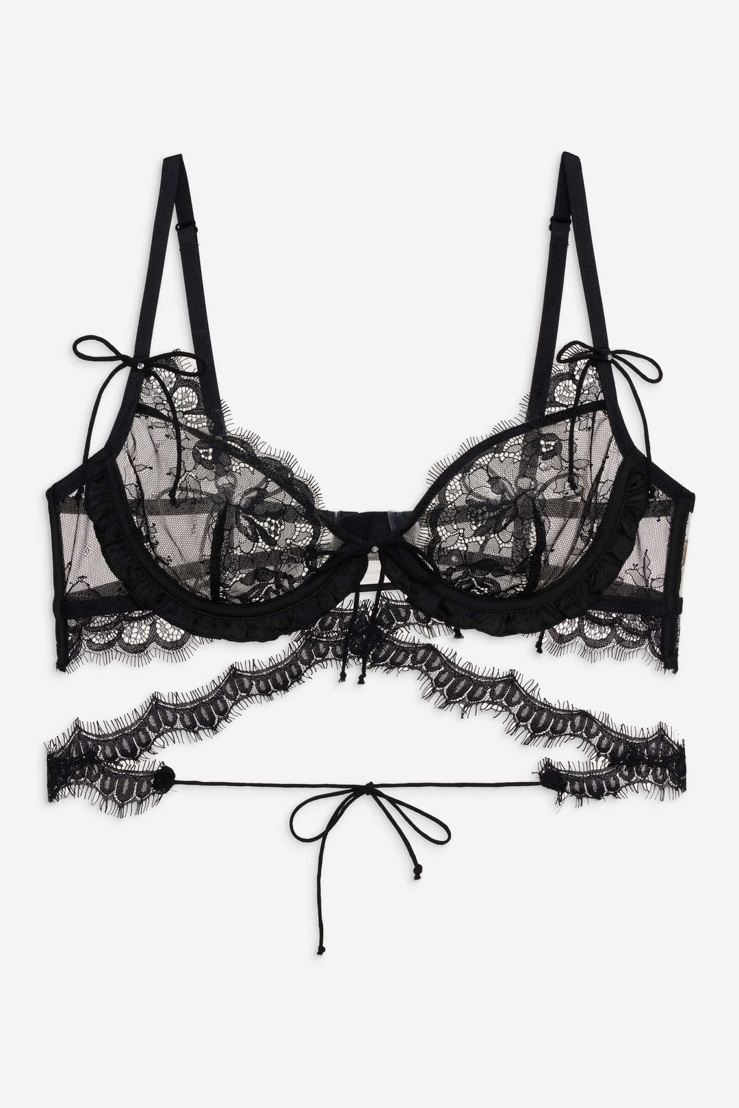 Sonja Underwire Bra - Black | For Love and Lemons