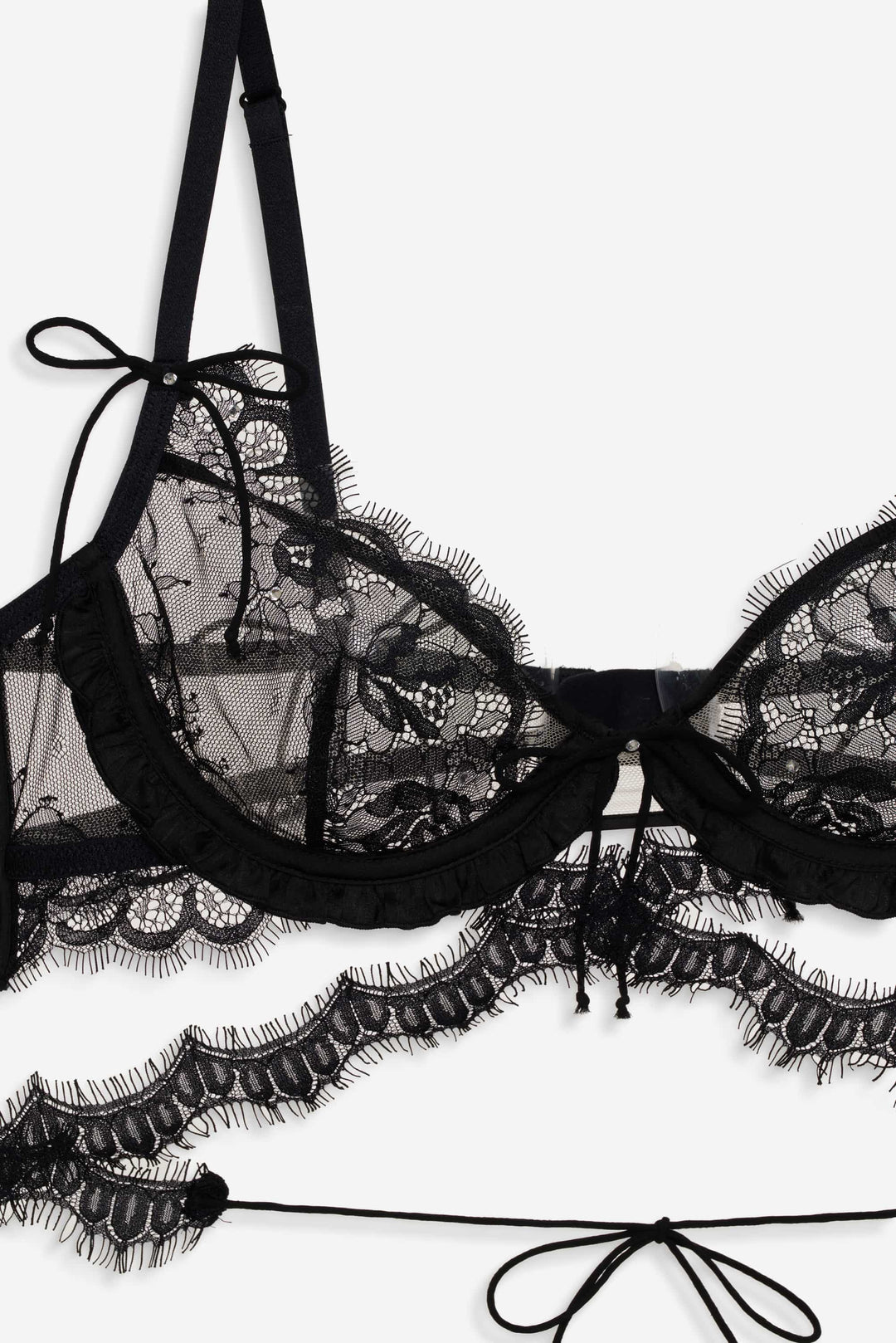 Sonja Underwire Bra - Black | For Love and Lemons