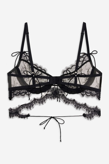 Sonja Underwire Bra - Black | For Love and Lemons