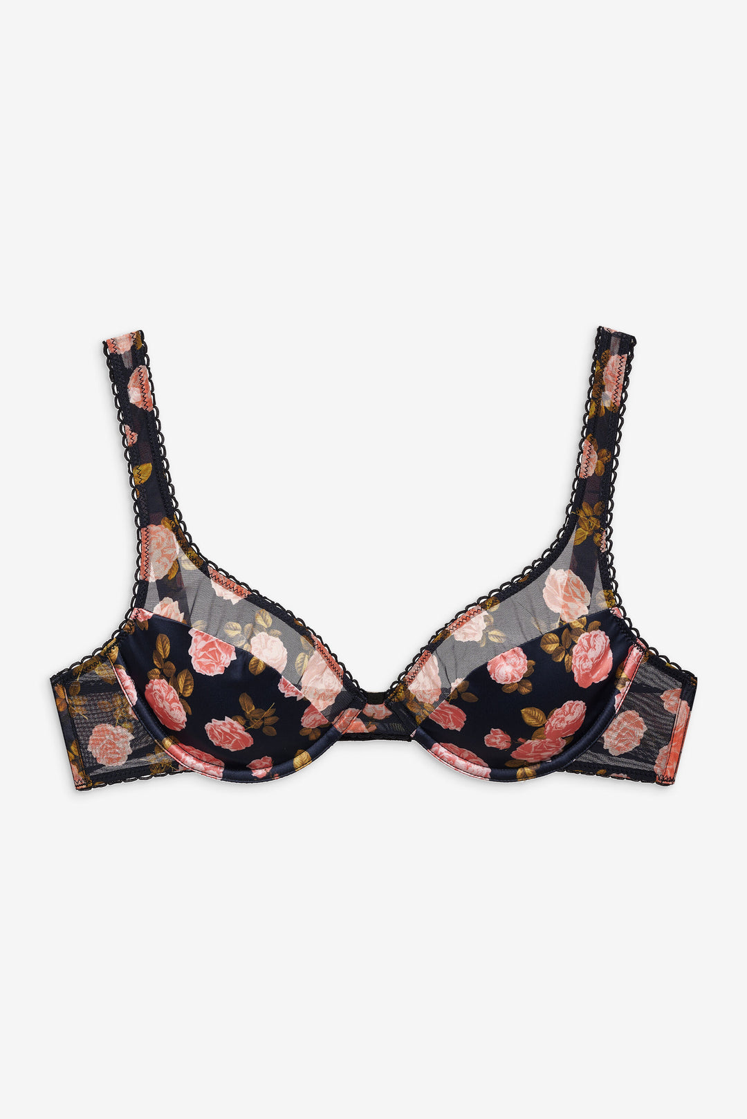 Kayla Underwire Bra - Navy | For Love and Lemons