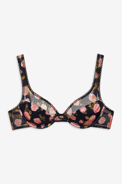 Kayla Underwire Bra - Navy | For Love and Lemons
