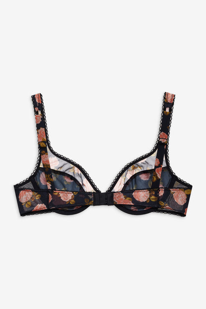 Kayla Underwire Bra - Navy | For Love and Lemons