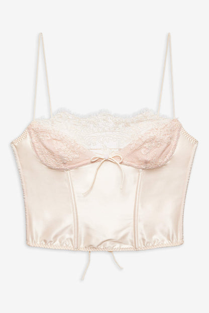 Victoria Bustier - Cream | For Love and Lemons