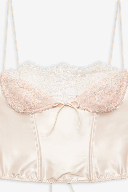 Victoria Bustier - Cream | For Love and Lemons