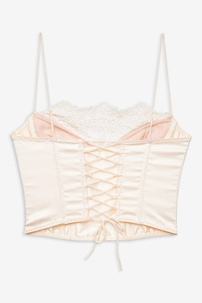 Victoria Bustier - Cream | For Love and Lemons
