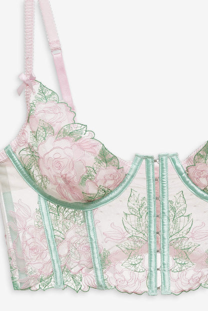Love Story Bustier - Green | For Love and Lemons
