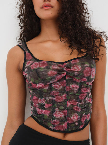 Ciara Bustier - Black | For Love and Lemons