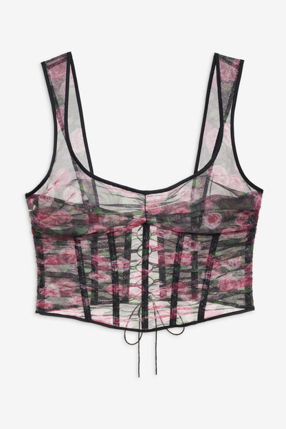 Ciara Bustier - Black | For Love and Lemons
