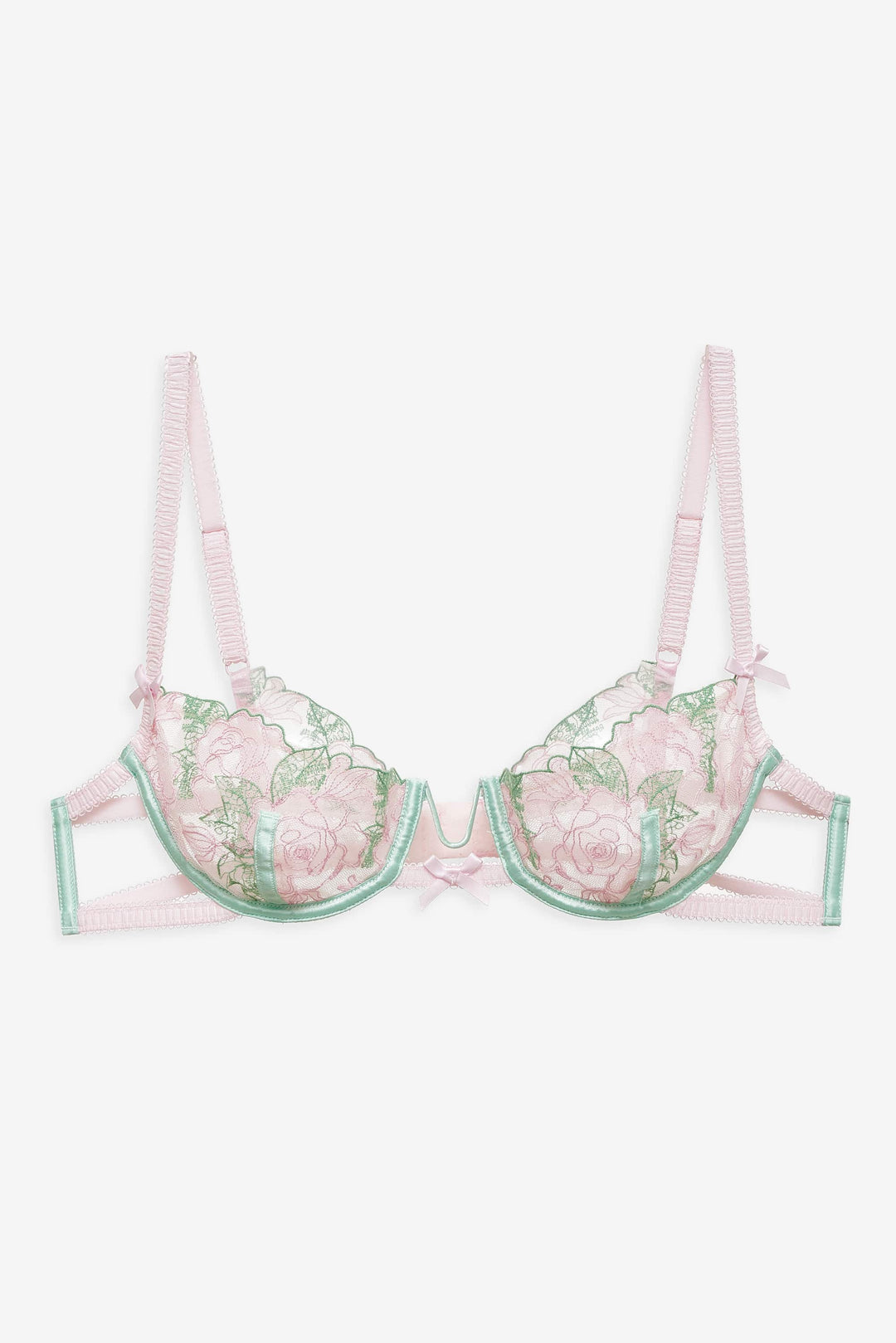 Love Story Underwire Bra - Green | For Love and Lemons