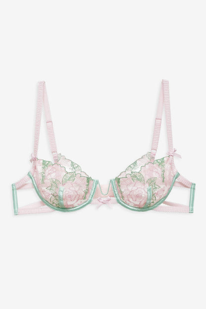 Love Story Underwire Bra - Green | For Love and Lemons