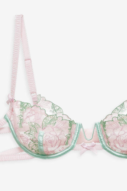 Love Story Underwire Bra - Green | For Love and Lemons
