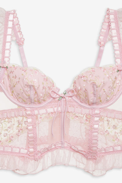 Pinkaboo Bustier - Pink | For Love and Lemons