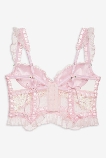 Pinkaboo Bustier - Pink | For Love and Lemons
