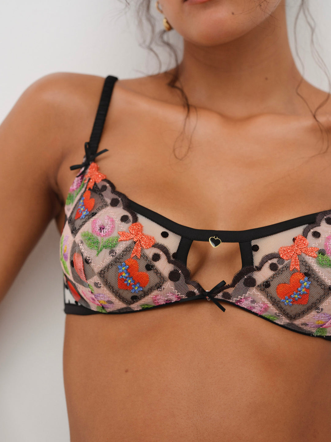 Paris Underwire Bra - Red | For Love and Lemons