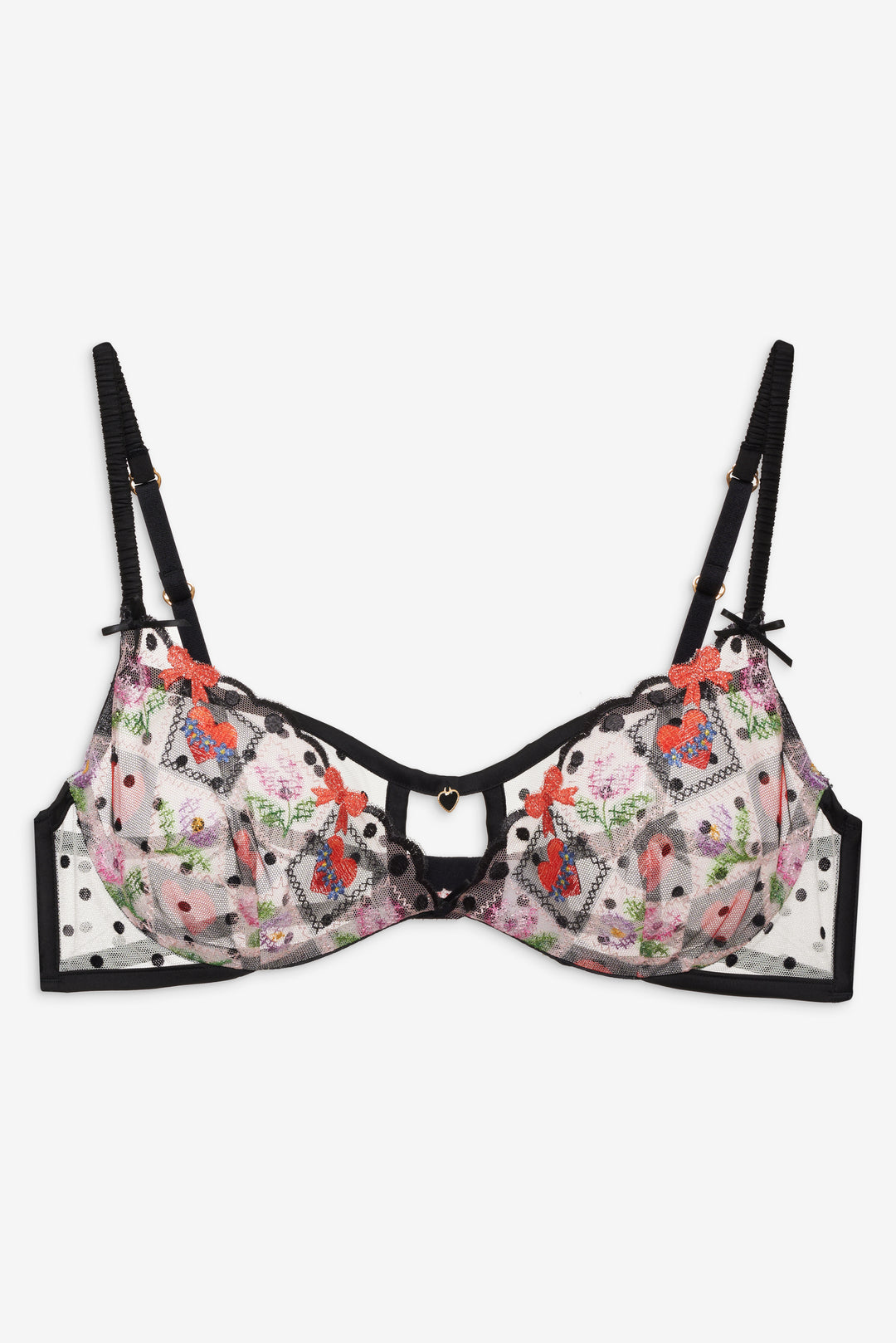 Paris Underwire Bra - Red | For Love and Lemons