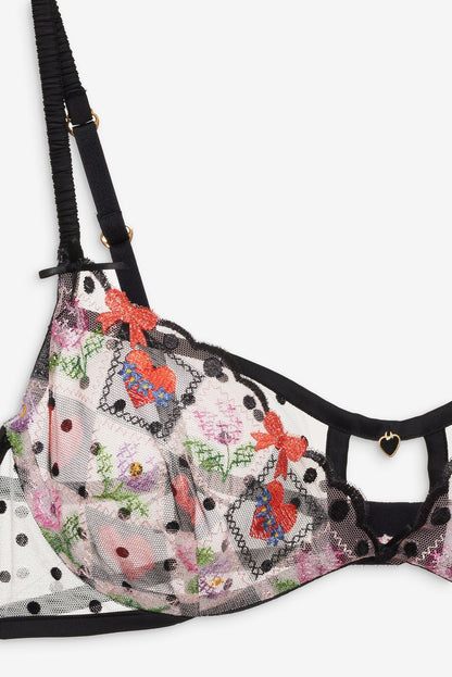 Paris Underwire Bra - Red | For Love and Lemons