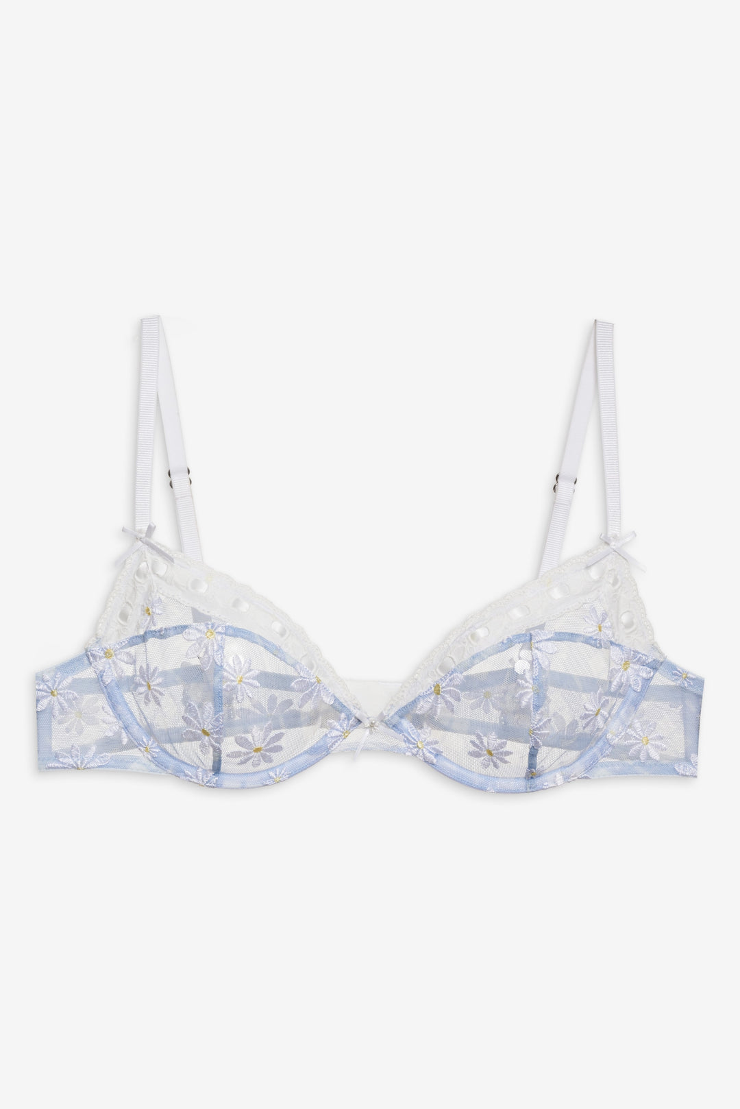 Dee Dee Daisy Underwire Bra - Blue | For Love and Lemons