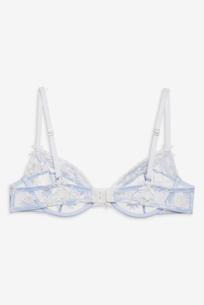 Dee Dee Daisy Underwire Bra - Blue | For Love and Lemons