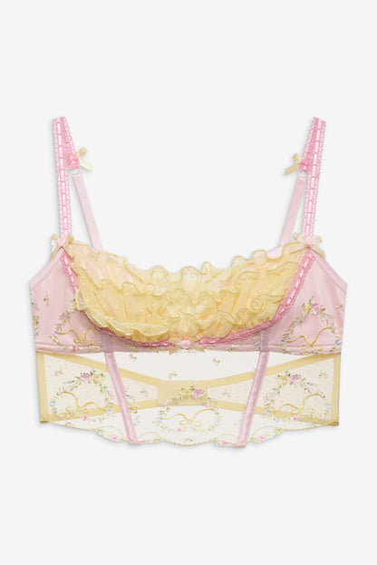 Sunny Bouquet Bustier - Multi Yellow | For Love and Lemons