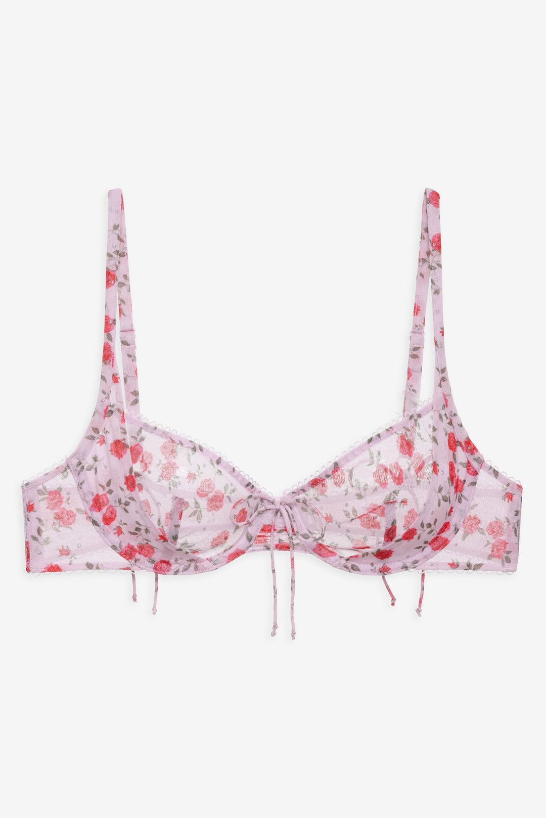 Lottie Underwire Bra - Pink | For Love and Lemons