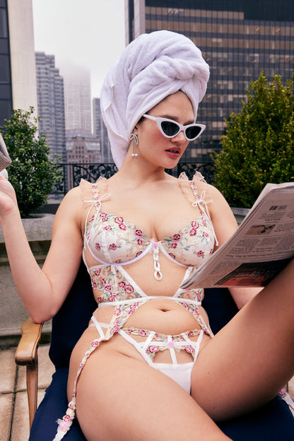 Siena Bustier - Gold | For Love and Lemons