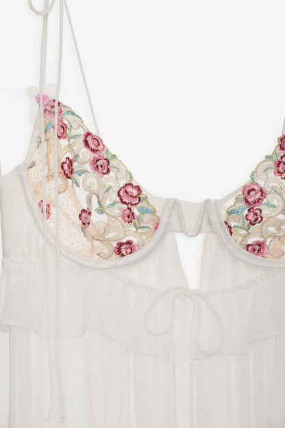 Siena Bustier - Gold | For Love and Lemons