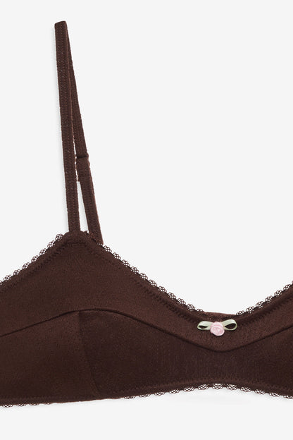 Elliana Bralette - Chocolate | For Love and Lemons